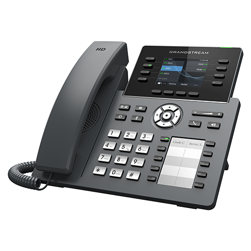 Grandstream GRP2634 - Teléfono IP 4 SIP, WiFi dual, 2xGb, PoE, color, Bluetooth, 24xBLF