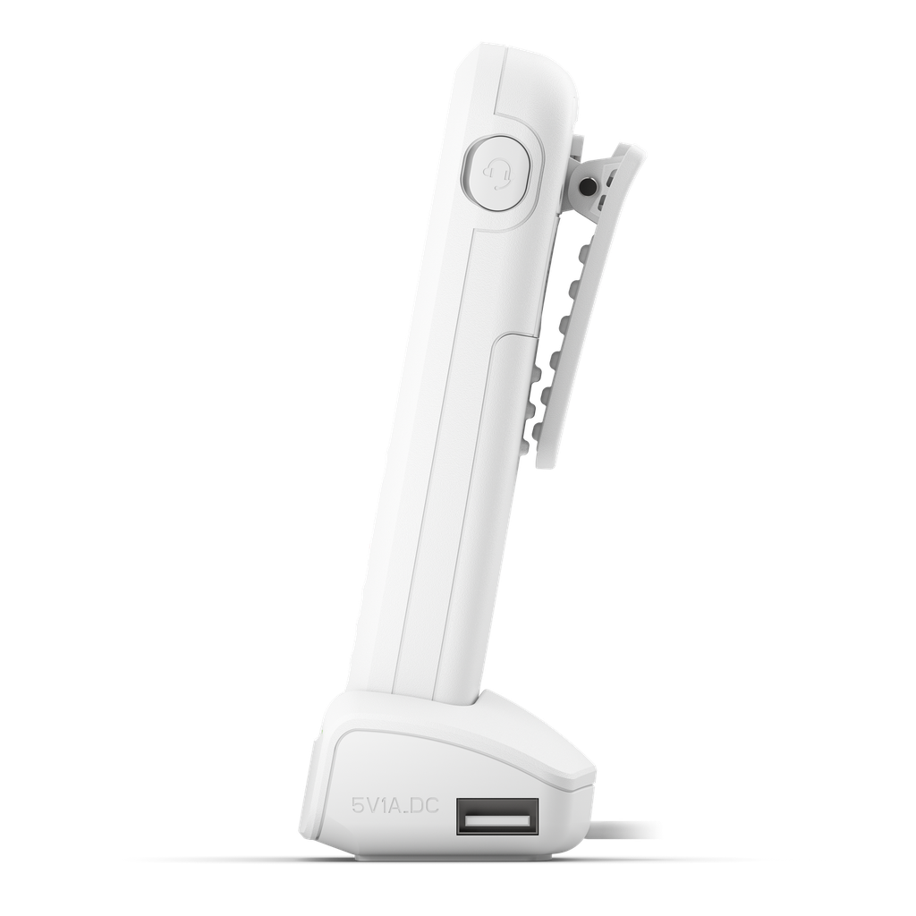 Teléfono IP inalámbrico SNOM M90 rugerizado con carcasa antibacteriana y protección IP65