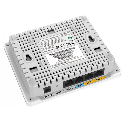 Grandstream Punto de acceso WiFi 6 de pared con switch PoE integrado