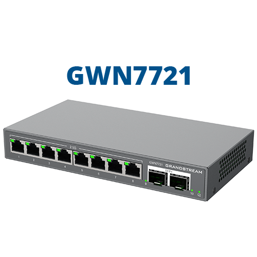 Switch gestionable layer 2, 8 puertos x 2,5GB y 2 puertos SFP+