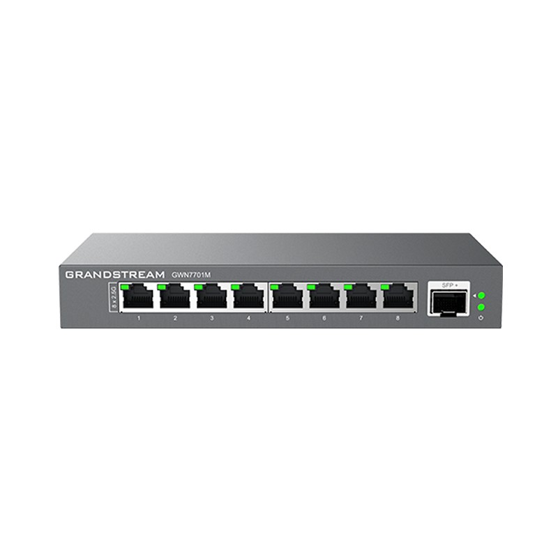 Switch Grandstream GWN7701M 8x2,5GbE,1xSFP+. Sin gestion