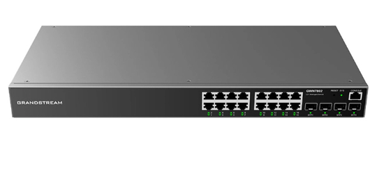 Switch 16 Puertos Gigabit PoE 802.3af/at + 4 SFP - GWN7802P