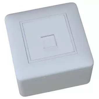 Caja de Superficie 1xRJ45 keystone 80x80