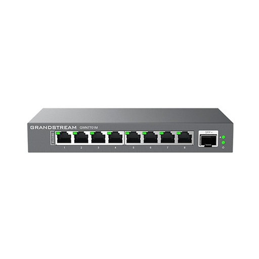 [GWN7701M] Switch Grandstream GWN7701M 8x2,5GbE,1xSFP+. Sin gestion