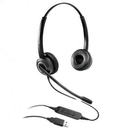 [GUV3000 ] Auricular Grandstream GUV3000 biaural HD + Micro. USB-A