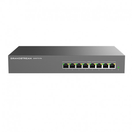 [GWN7701PA] Switch Grandstream GWN7701PA 8xGb PoE. Sin gestion